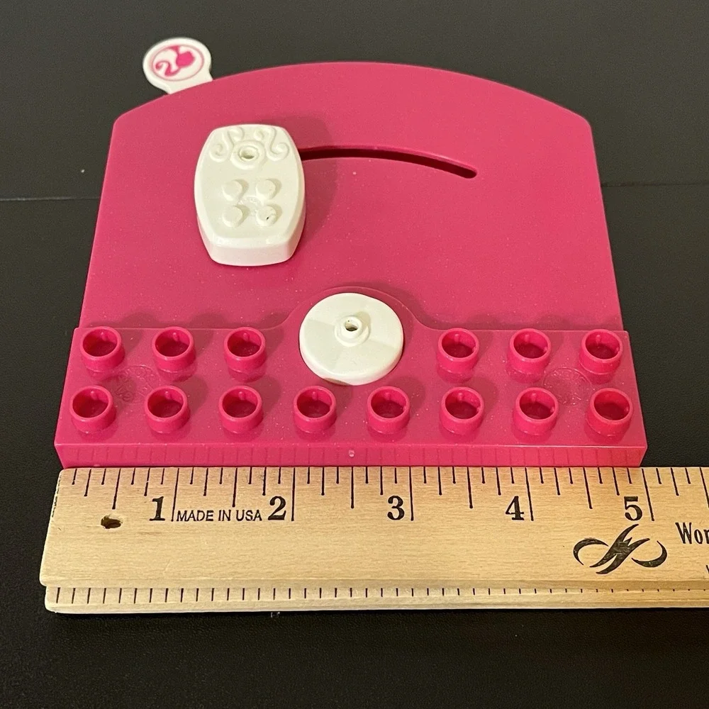 Mega Bloks Barbie Spin Stage Replacement Part Pink White